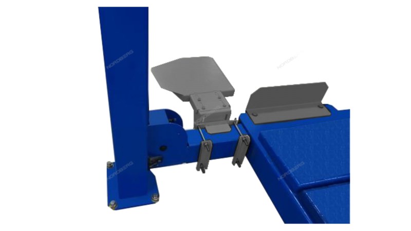  Кронштейн 150 16 000 (RAL 5005) для стенда C803 (для 4-стоечного подъемника, комплект) NORDBERG 150 16 000 (5005) 150 16 000 (5005) (1)