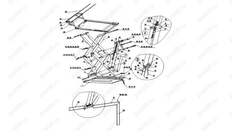  Подъёмник ножничный Everlift EE-6501 (0)