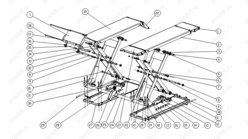  Подъемник ножничный мобильный Everlift EE-MR30 (0)