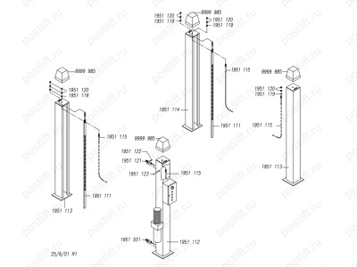 Четырехстоечный подъемник Hofmann Quattrolift 4000S