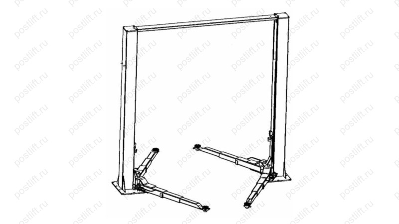  Подъемник двухстоечный Nussbaum 2.50 HDL  (0)