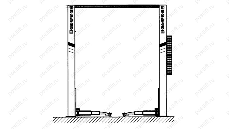  Подъемник двухстоечный Nussbaum HDL 5000 MB (0)