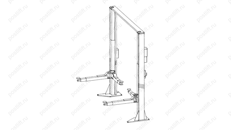  Двухстоечный подъемник Nussbaum SPL 4000 (0)