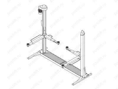 Подъемник двухстоечный электромеханический ОМА 503