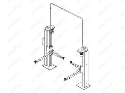 Подъемник двухстоечный электромеханический OMA 505C