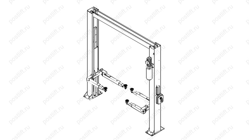  Подъемник двухстоечный Werther OMA 513 (0)