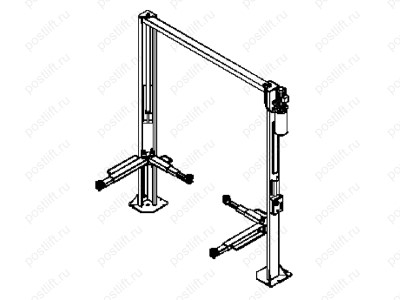 Электрогидравлический двухстоечный автомобилный подъемник OMA 518 