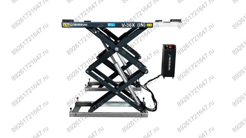  Автоподъемник ножничный ROSSVIK PRO V-36X (IN) заглубленный г/п 3.6т, 380В RAL7040 Цвет серый (1)