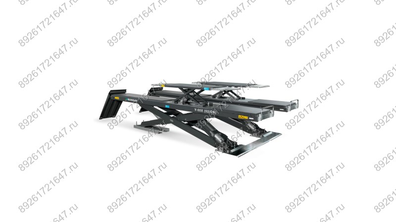  Автоподъемник ножничный ROSSVIK PRO V-55X (52/ON) напольный для р/с, г/п 5.5т, 380В RAL7040 Серый (1)