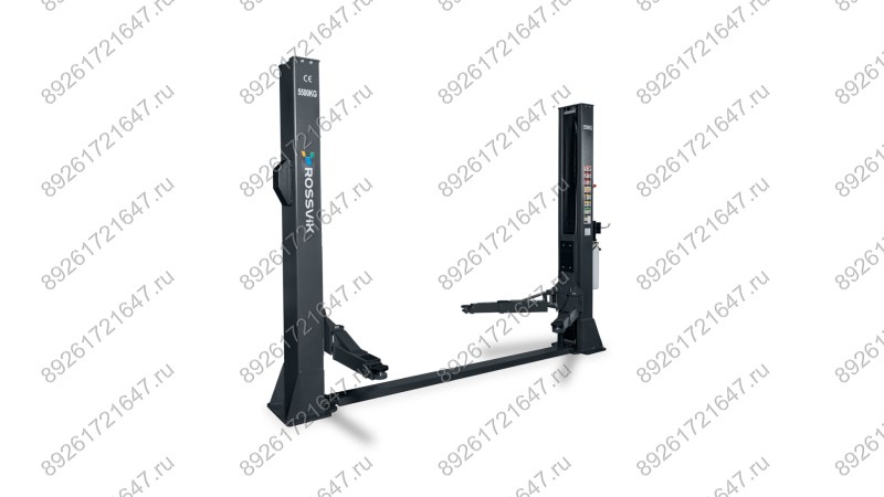  Автоподъемник двухстоечный ROSSVIK V2-5.5 г/п5,5т,380В, с нижней синхронизацией. Серый R (1)