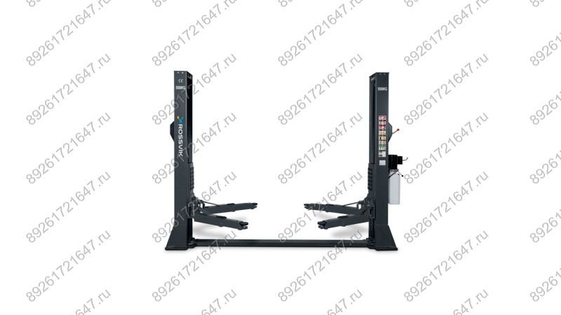  Автоподъемник двухстоечный ROSSVIK V2-5.5 г/п5,5т,380В, с нижней синхронизацией. Серый R (0)