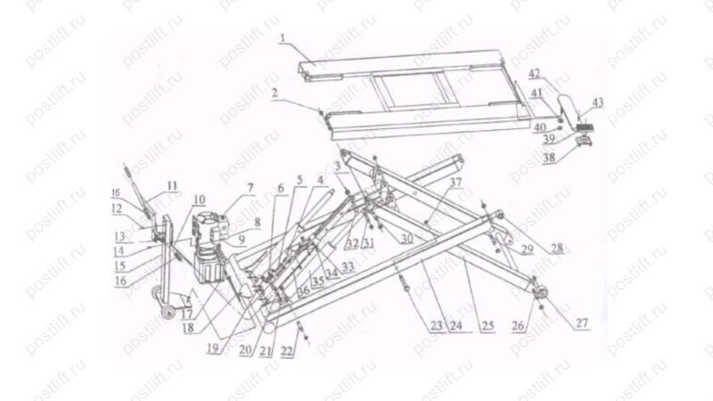  Подъемник ножничный напольный STORM TS6000 (0)