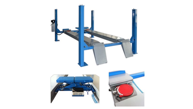  Подъемник  4-х стоечный электрогидравлический TST455CWAL, с комплектом для развал схождения, г/п 5 т (0)