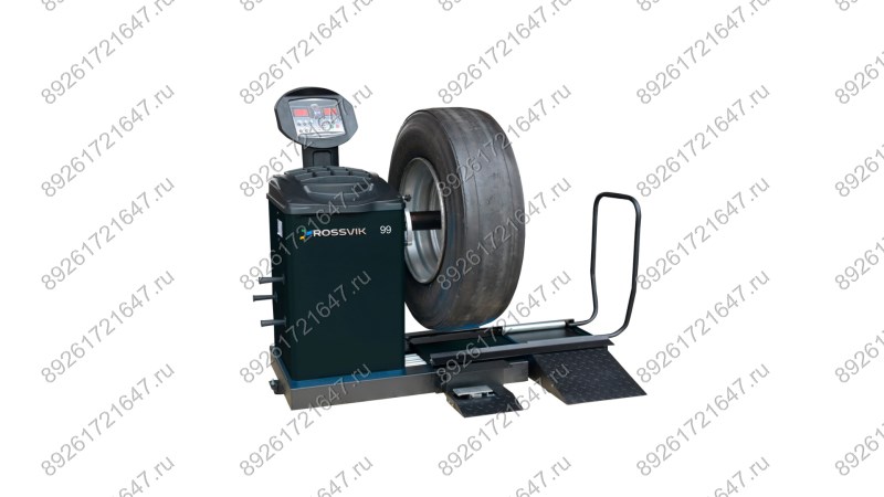  Станок балансировочный ROSSVIK PRO VT-99, 220 В, эл. линейка, LASER, LED, серый (0)