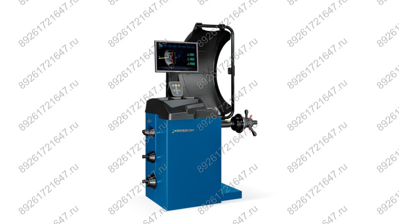  Станок балансировочный ROSSVIK VT-63, 220В (LCD, лазер, эл. линейка, УЗ) RAL5005 СИНИЙ (1)
