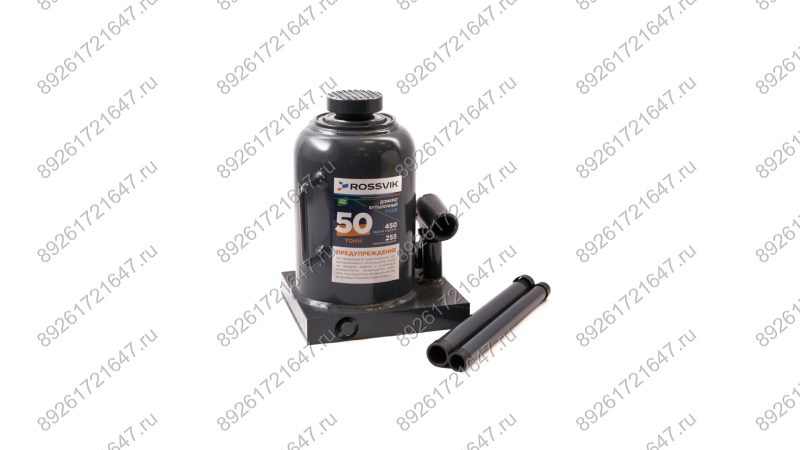 Домкрат бутылочный ROSSVIK PRO V050, г/п 50,0т (0)