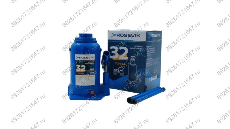  Домкрат бутылочный ROSSVIK V32, г/п 32,0т (0)