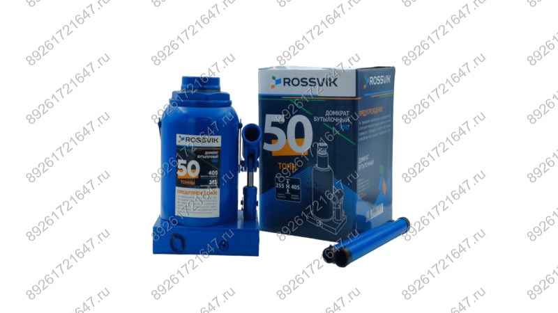  Домкрат бутылочный ROSSVIK V50, г/п 50,0т (0)