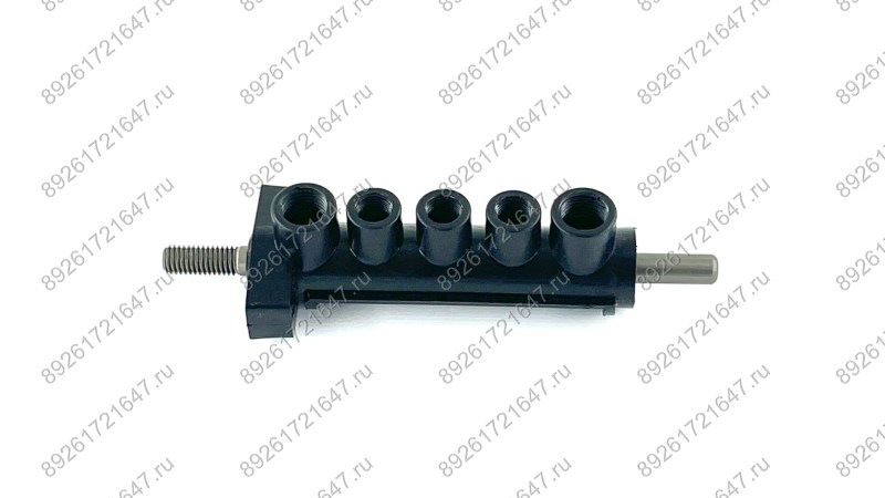  Пятиходовой клапан для ШМС крепление снизу  (без фитингов) шток 8 мм  (1)