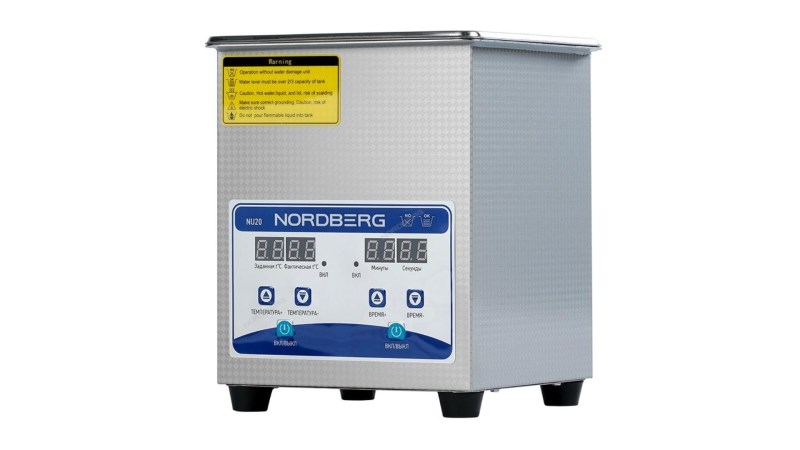  УЛЬТРАЗВУКОВАЯ МОЙКА с подогревом, 2 л NORDBERG NU20 (1)