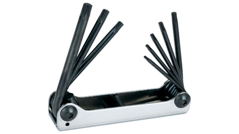  Складной набор шестигранных ключей TORX с отверстием, 8 предм. Hans 16745-8TH (0)