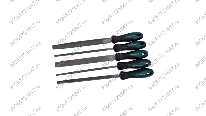  Набор напильников ROSSVIK HFS0508, 200мм, 5 шт (0)