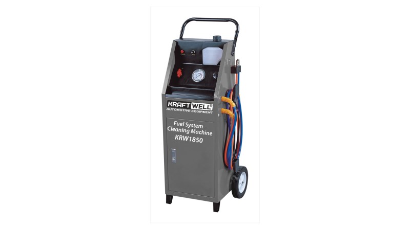  KraftWell KRW1850 Установка для промывки топливной системы, электрическая (1)