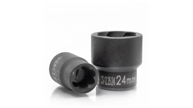  CS-12.25.21 короткая торцевая спиральная головка на 1/2, 21 мм (0)