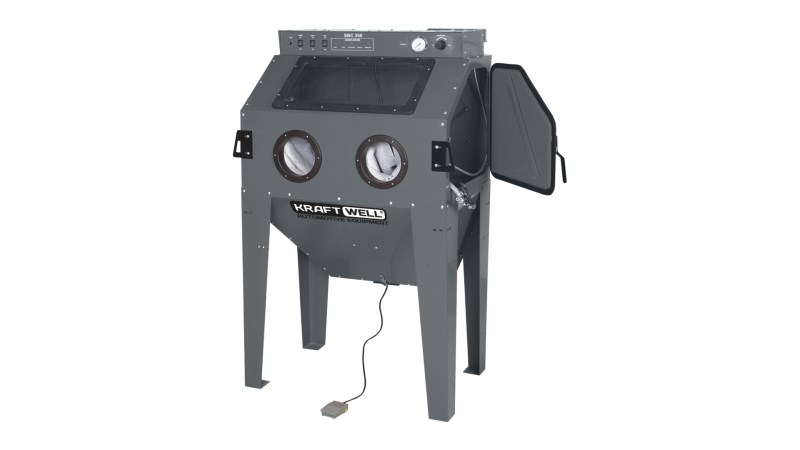  KraftWell KRW-SB350S Камера пескоструйная, боковая загрузка, 350 л (0)