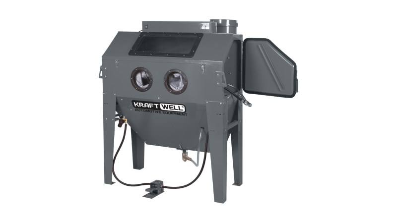  KraftWell KRW-SB420S Камера пескоструйная, боковая загрузка, 420 л (1)