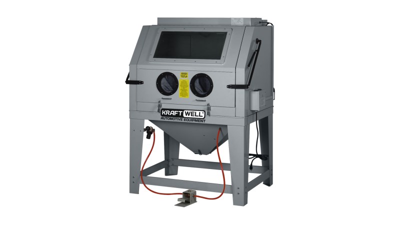  KraftWell KRW-SB990S Камера пескоструйная, фронтальная загрузка, 990 л (1)