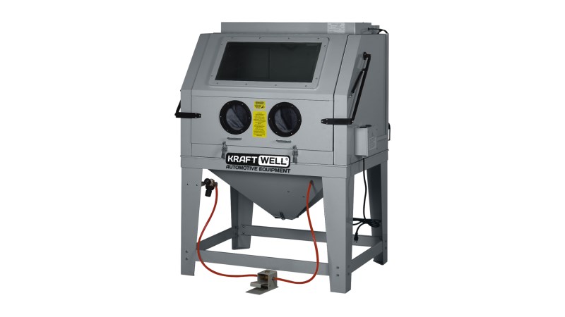  KraftWell KRW-SB990S Камера пескоструйная, фронтальная загрузка, 990 л (0)