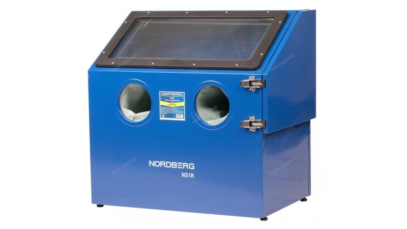  Камера пескоструйная настольная, боковая загрузка 110 л NORDBERG NS1K (0)