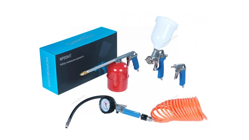  Набор пневмоинструмента 5 предм NORDBERG NP05KIT (0)
