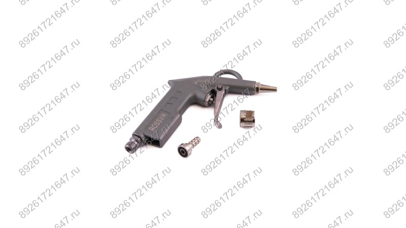  50047.R Пистолет обдувочный ROSSVIK короткий носик, корпус металлический (1)