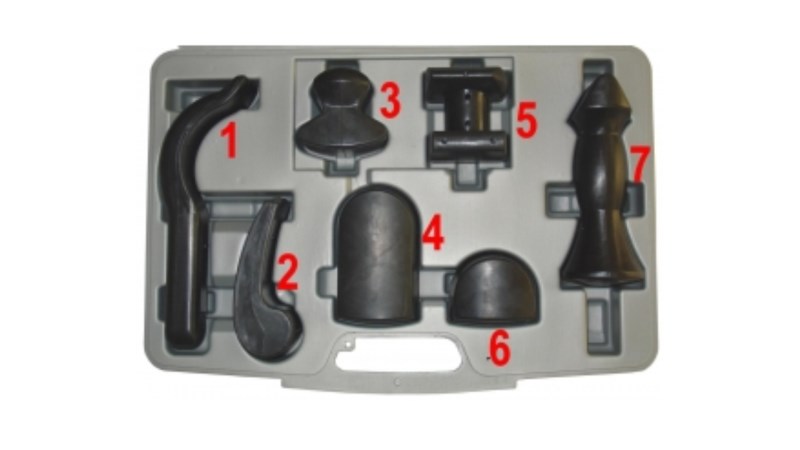  Правки для кузовных работ (набор 7 предметов) KA-7249K KINGTOOL (1)