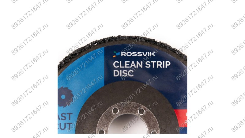  Круг зачистной из синтетического волокна ROSSVIK 115*22мм черный, 80м/с, 13300об/мин (1)