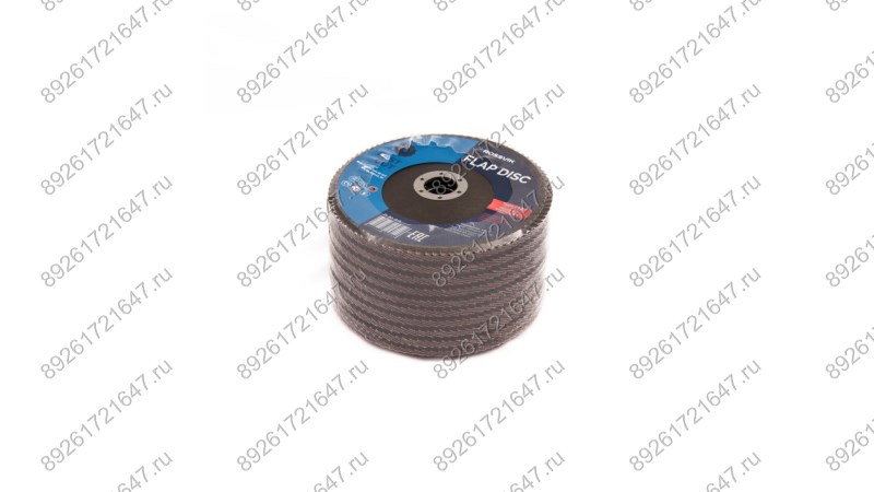  Круг шлифовальный лепестковый ROSSVIK 150*22мм 80 Grit. Тип29, Zr, 80м/с, 10200об/мин (1)