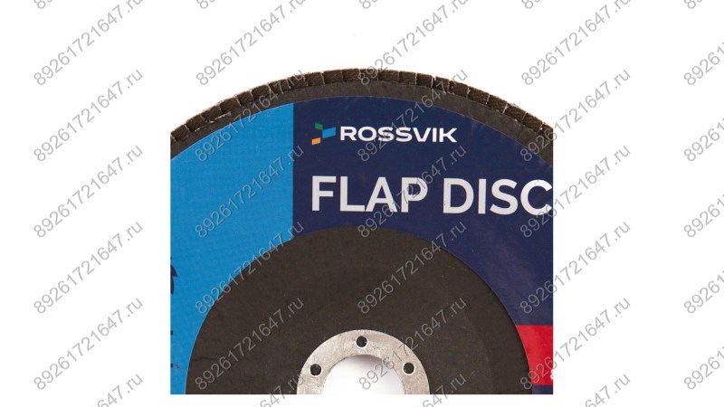  Круг шлифовальный лепестковый ROSSVIK 180*22мм 80 Grit. Тип29, Zr, 80м/с, 8500об/мин (1)