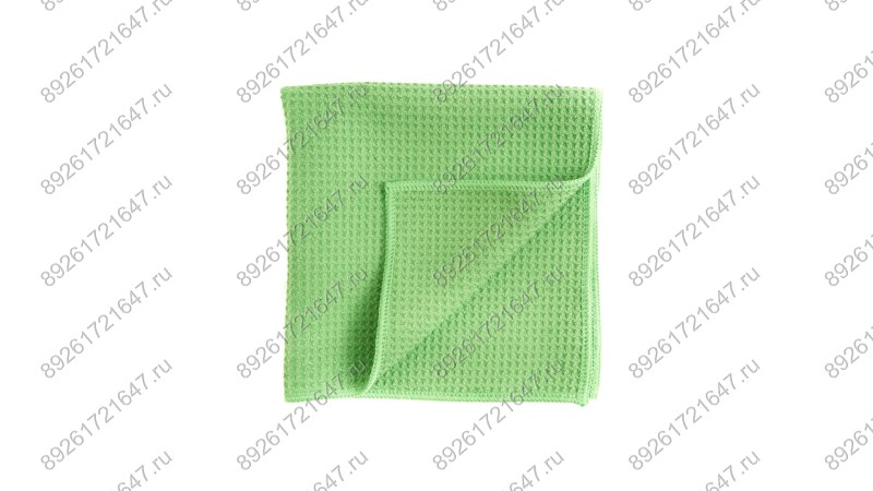  Микрофибра ROSSVIK, 400*400мм, плотность 450г/м2 вафельное полотенце, обработанный край (1)