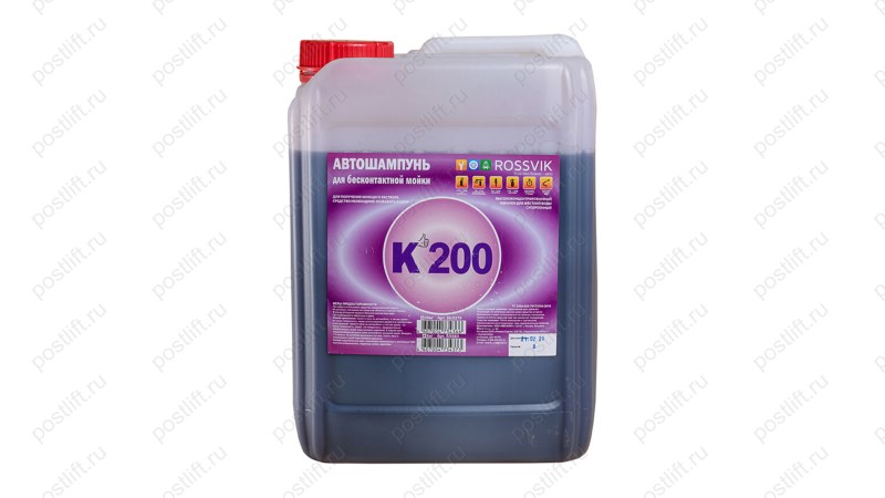  Автошампунь для бесконтактной мойки Rossvik К-200, 5 кг. (0)