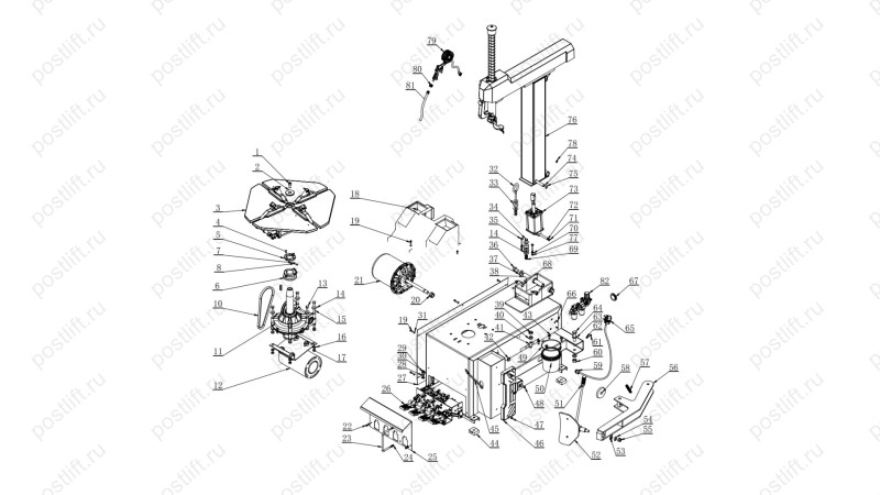  Шиномонтажный станок KraftWell LC885 (0)