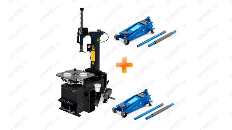  Комплект: Станок шиномонтажный + 2 домкрата подкатных 3т (0)