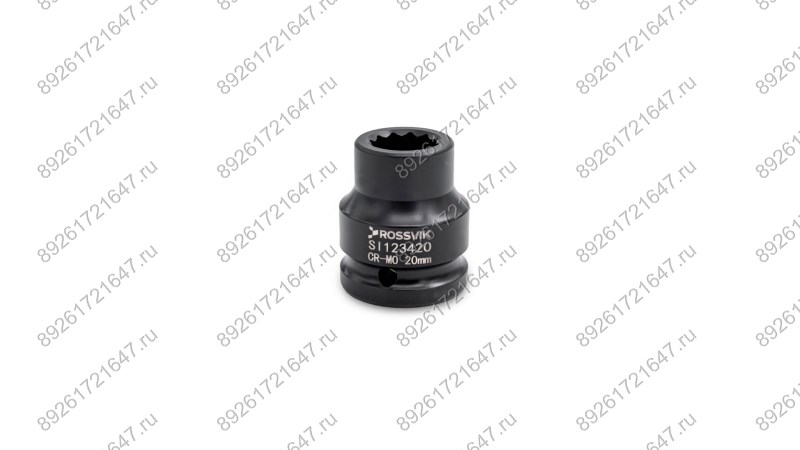  SI123420 Головка торцевая ударная 12-гранная ROSSVIK 3/4
