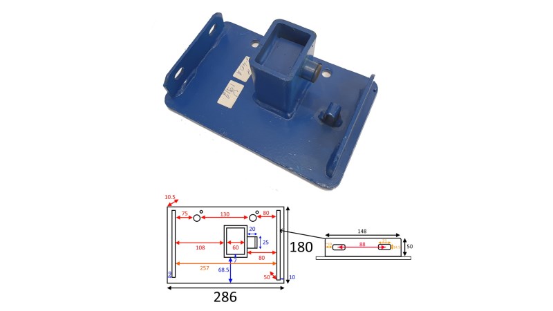  SYJ-4.0-H-1000-10A Основание верхней крышки (0)