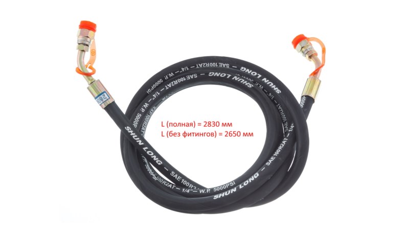  TPF4-500-10 Рукав в сборе P=400 d=6 L=2800 (0)
