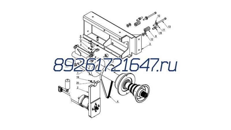  B-73-1200001 Ремень на станок Trommelberg CB1960B (0)