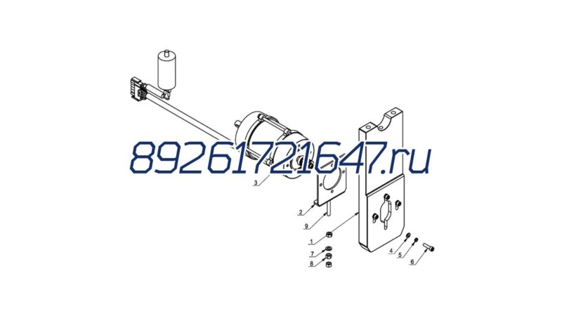  Двигатель в сборе на балансировочный станок trommelberg CB1960B (0)