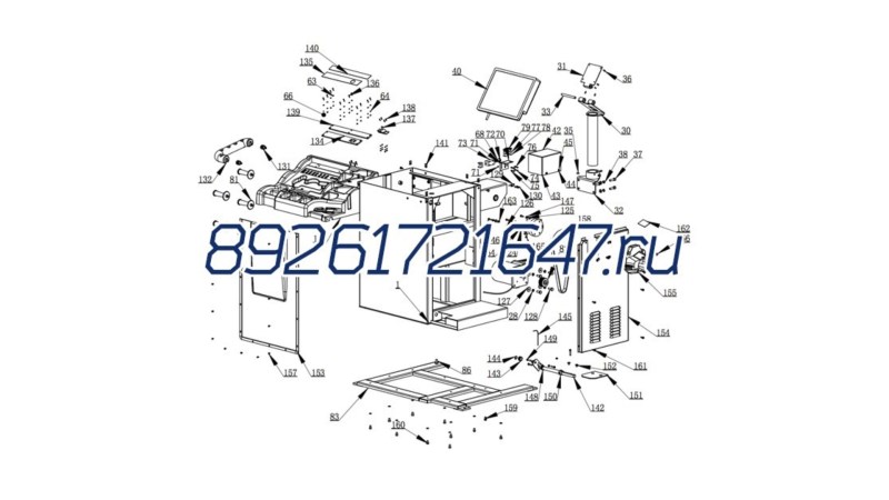  Электродвигатель для CB1920B и СB1950B220V/50HZ102 в деталировке CB1950B (0)