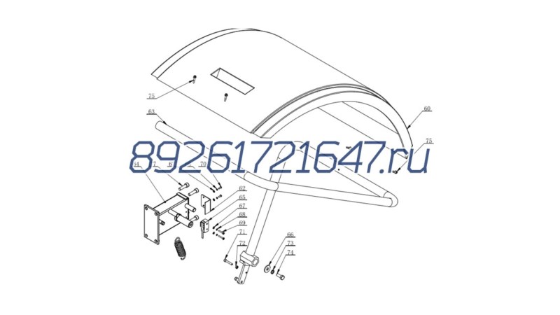  Крышка защитная в сборе для CB 1448 (0)